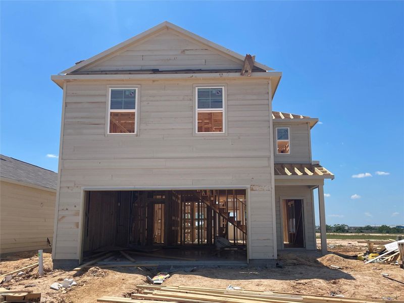 In-progress construction of a new home in Mirabella, Brookshire, TX (Image 29).