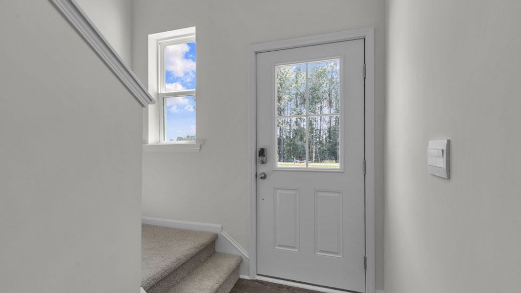 Spacious, unfurnished interior of a new home in The Townes at Bexford, Willow Spring (Image 9). Spacious, unfurnished interior of a new home in The Townes at Bexford, Willow Spring (Image 9).