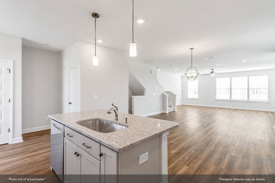 Furnished interior view inside a new home in Renaissance at White Oak, Garner (Image 8).