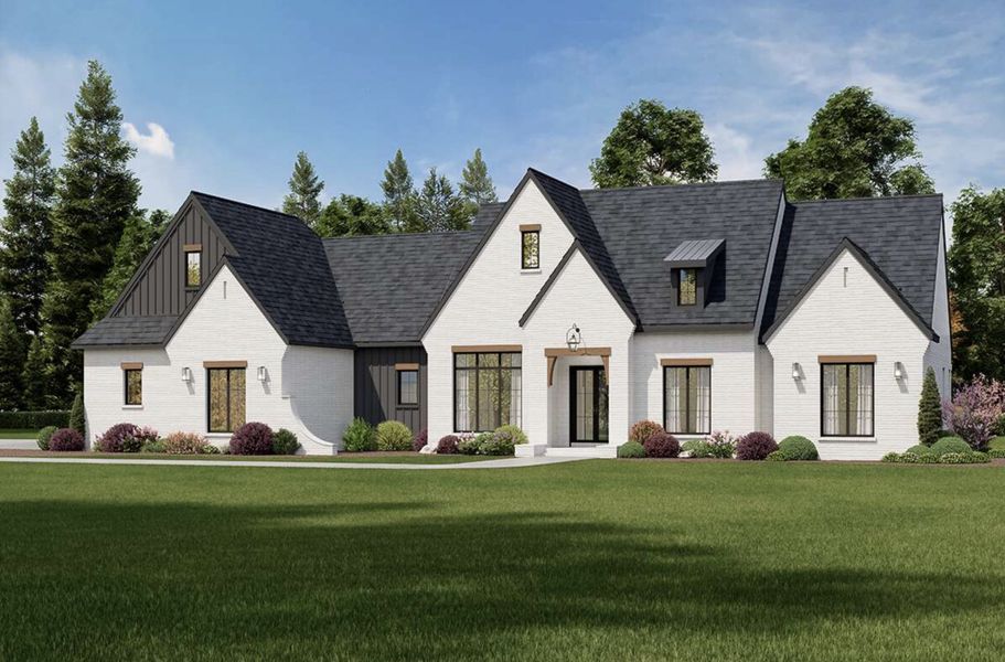 Representative exterior photo of a completed home built from the the 2674 Plan by Zeal Home Builders in Monarch Manor, Poolville, TX (Image 13). Representative exterior photo of a completed home built from the the 2674 Plan by Zeal Home Builders in Monarch Manor, Poolville, TX (Image 13).