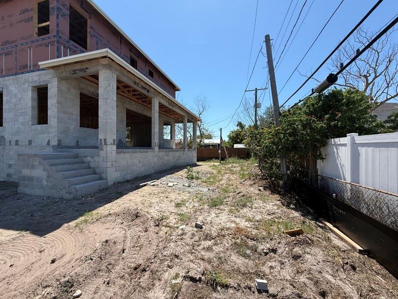 In-progress construction of a new home in , Tampa, FL (Image 8).
