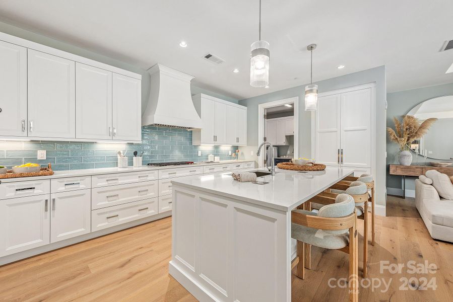 A nicely appointed Kitchen area.