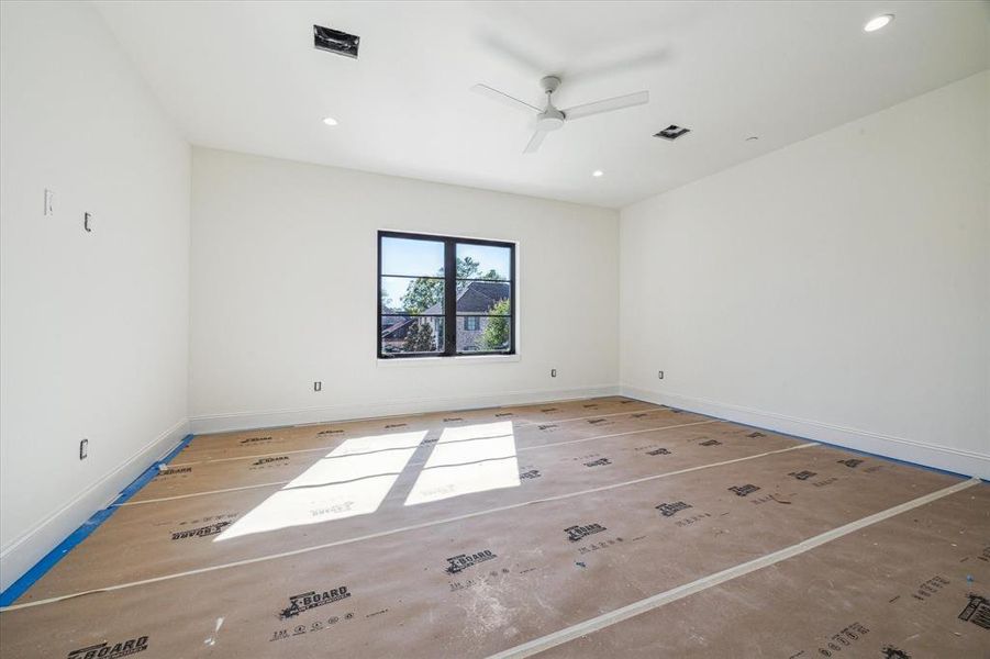 One of the upstairs secondary bedrooms.