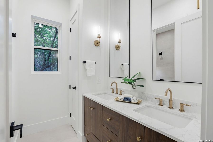 Furnished interior view inside a new home in , Boerne (Image 29).