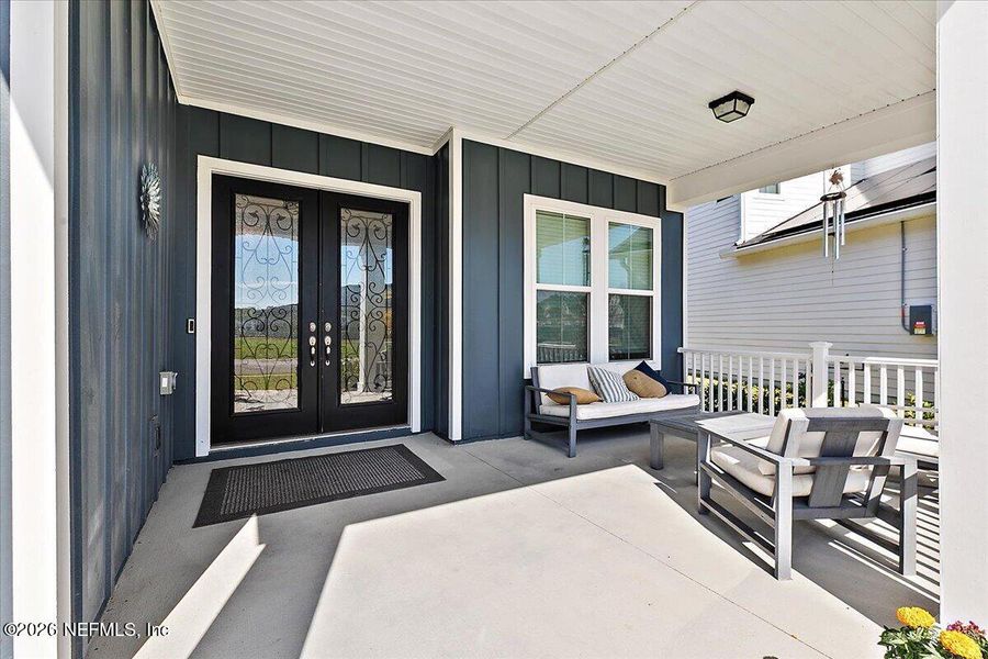 Exterior details and patio area of a home in , St. Augustine (Image 30). Exterior details and patio area of a home in , St. Augustine (Image 30).