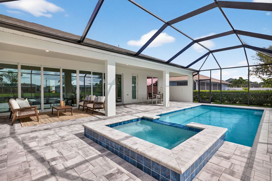 Representative exterior details of a home built from the The Coral Haven by Sunlife Homes LLC in Cape Coral, Cape Coral (Image 29).