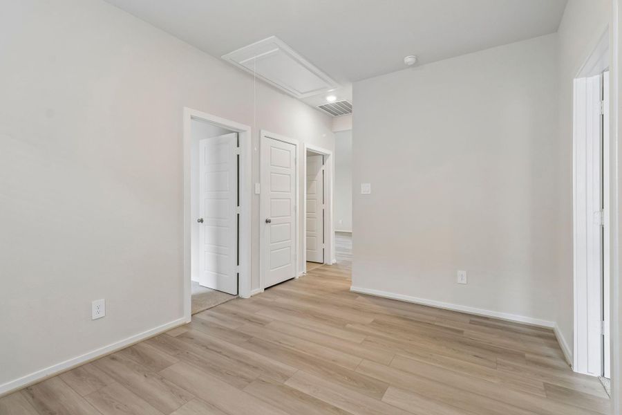 Spacious, unfurnished interior of a new home in Riviera Pines - Premier Series, Huffman (Image 23). Spacious, unfurnished interior of a new home in Riviera Pines - Premier Series, Huffman (Image 23).