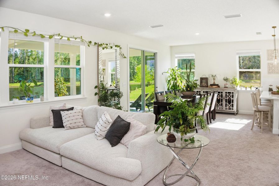 Furnished interior view inside a new home in , St. Augustine (Image 9).