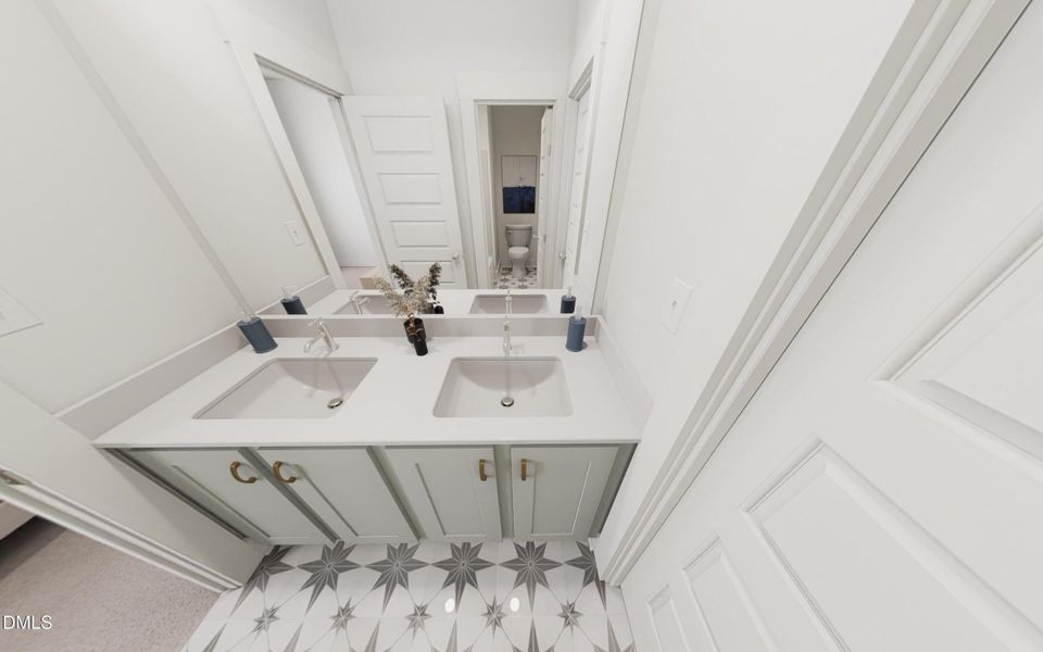 Secondary Bath - Sonny & Cher interior