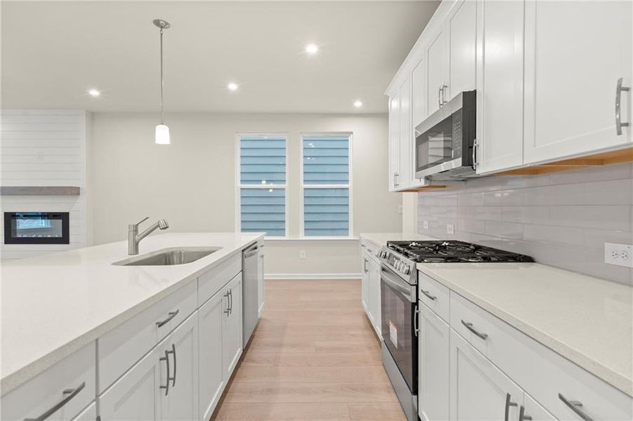 Furnished interior view inside a new home in The Village at Shallowford, Kennesaw (Image 7).