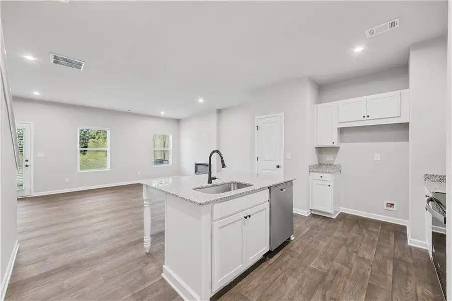 Furnished interior view inside a new home in Village Green, Adairsville (Image 5).