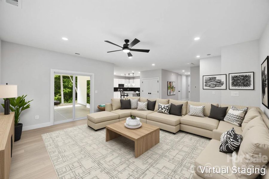 Furnished interior view inside a new home in , Gastonia (Image 9).