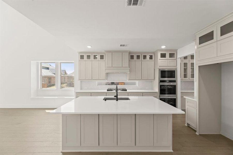 Furnished interior view inside a new home in Trails at Cottonwood Creek, Rowlett (Image 11).
