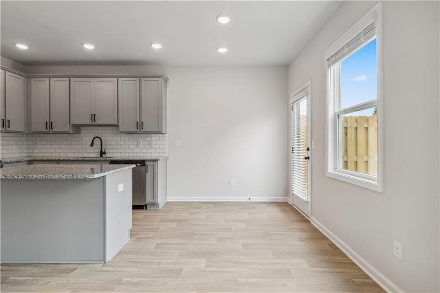 Furnished interior view inside a new home in , Cleveland (Image 8).