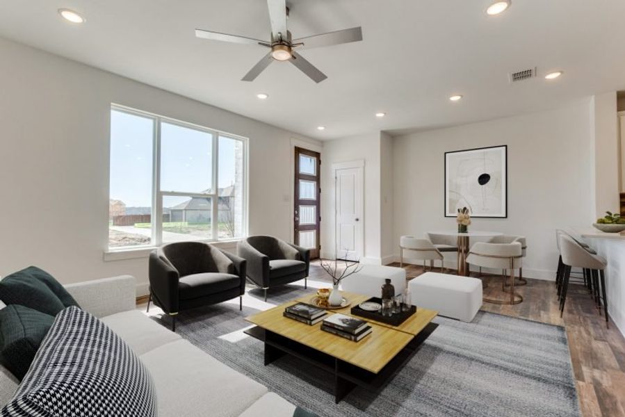 Furnished interior view inside a new home in Talia, Mesquite (Image 8).