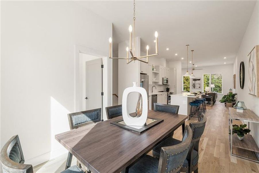Furnished interior view inside a new home in Madison Park South, Atlanta (Image 16).