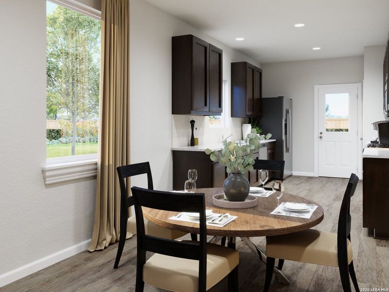 Furnished interior view inside a new home in Dauer Ranch, New Braunfels (Image 15).