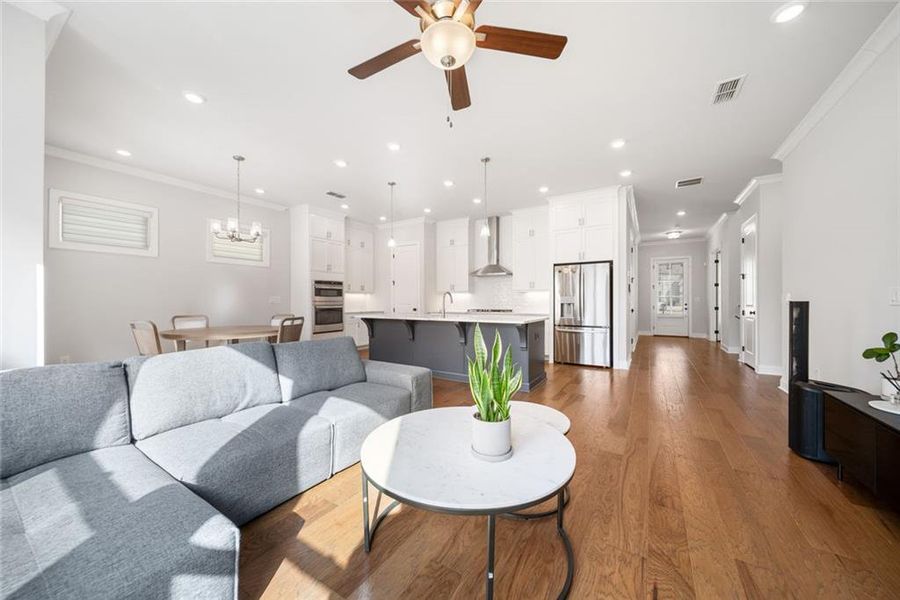 Furnished interior view inside a new home in , Buford (Image 28). Furnished interior view inside a new home in , Buford (Image 28).