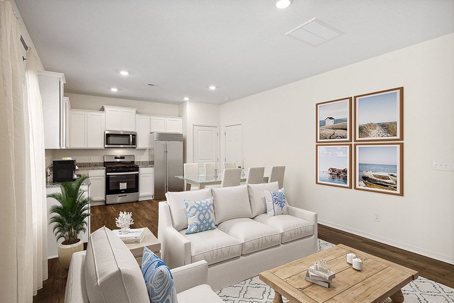 Representative furnished interior of a home built from the Bennet by D.R. Horton in Johnson Farms, Greeneville (Image 6).
