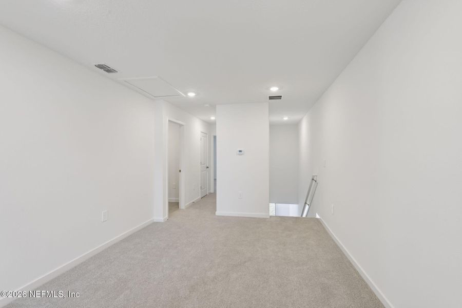 Spacious, unfurnished interior of a new home in Cypress Meadows - The Villas, Jacksonville (Image 18). Spacious, unfurnished interior of a new home in Cypress Meadows - The Villas, Jacksonville (Image 18).
