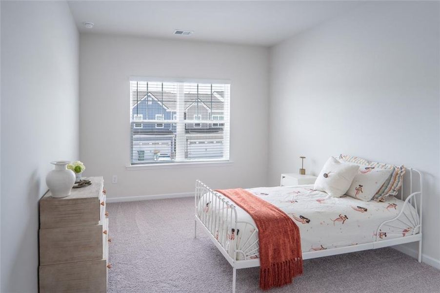 Furnished interior view inside a new home in Ellison Square, Sugar Hill (Image 16). Furnished interior view inside a new home in Ellison Square, Sugar Hill (Image 16).