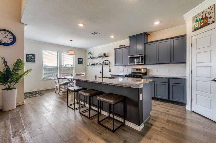 Furnished interior view inside a new home in , Little Elm (Image 25). Furnished interior view inside a new home in , Little Elm (Image 25).