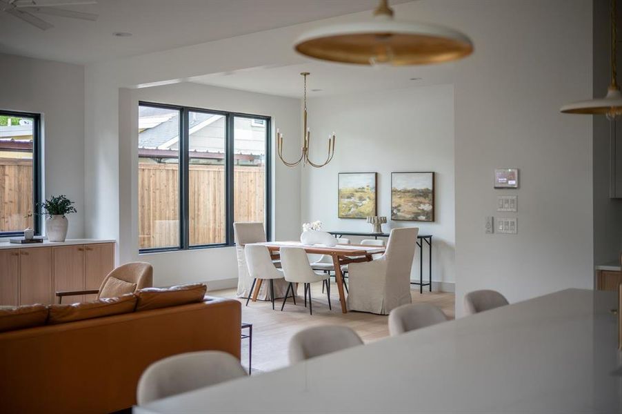 Furnished interior view inside a new home in , Dallas (Image 12).