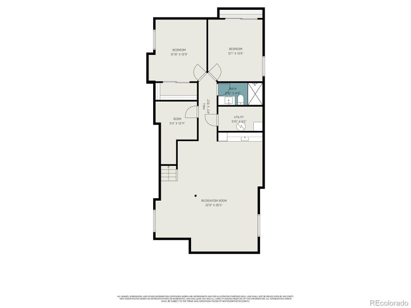 Basement floor plan