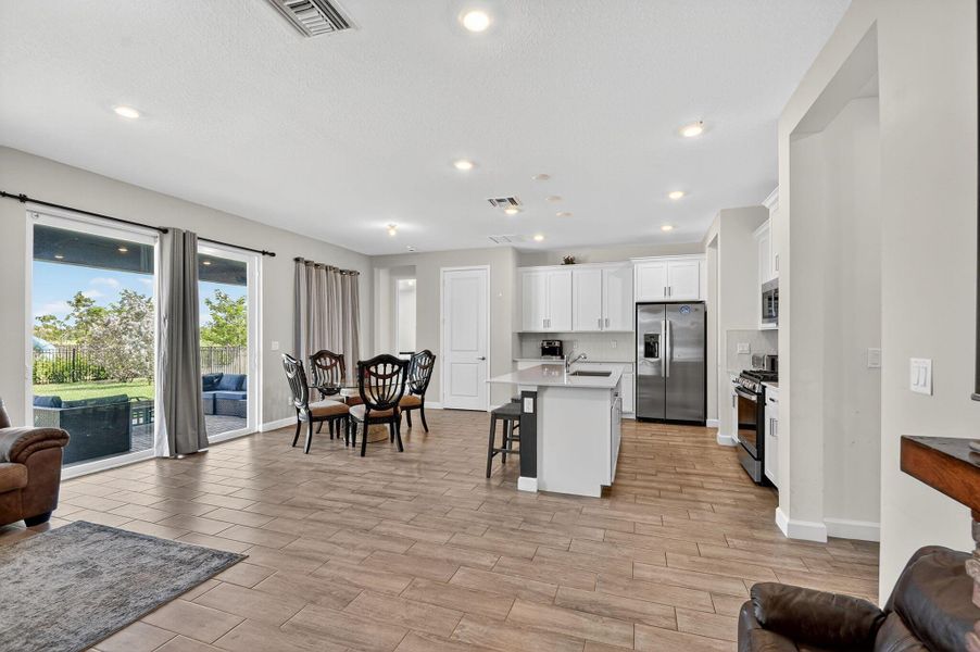 Furnished interior view inside a new home in , Loxahatchee (Image 42).