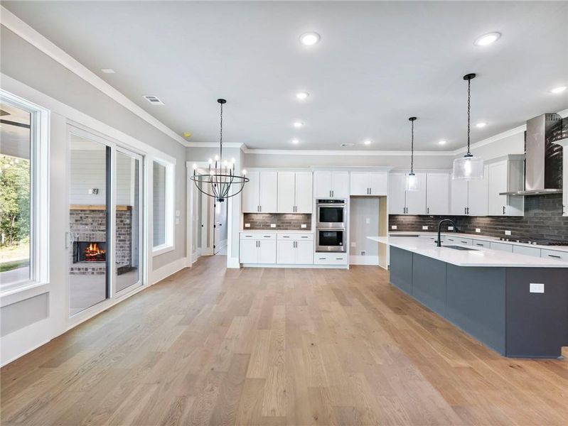 Furnished interior view inside a new home in Old Town Estates, Dacula (Image 7).
