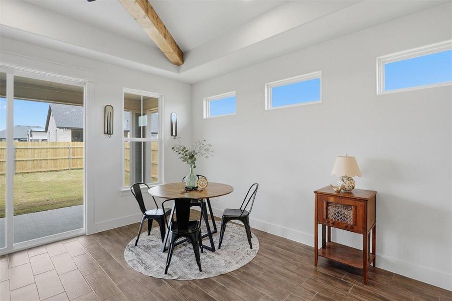Furnished interior view inside a new home in , Tolar (Image 8).