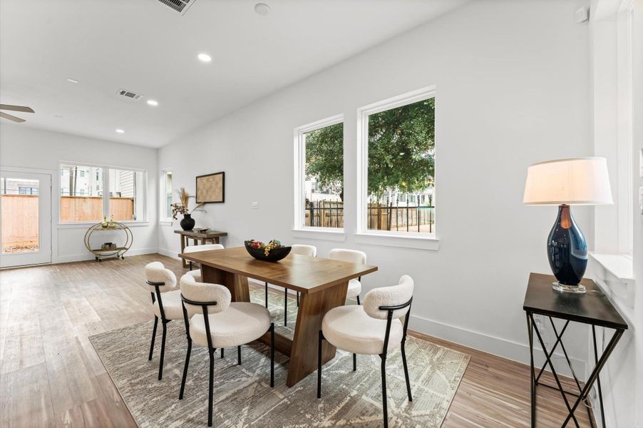 Furnished interior view inside a new home in , Houston (Image 10). Furnished interior view inside a new home in , Houston (Image 10).