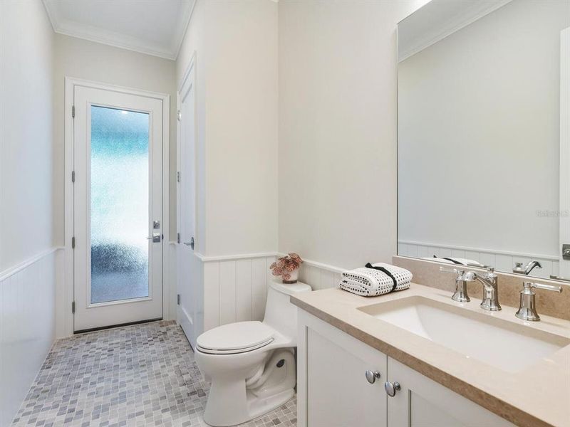 Furnished interior view inside a new home in , Sarasota (Image 13).