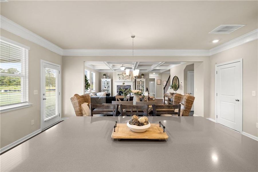 Furnished interior view inside a new home in Etowah Landing, Ball Ground (Image 11).