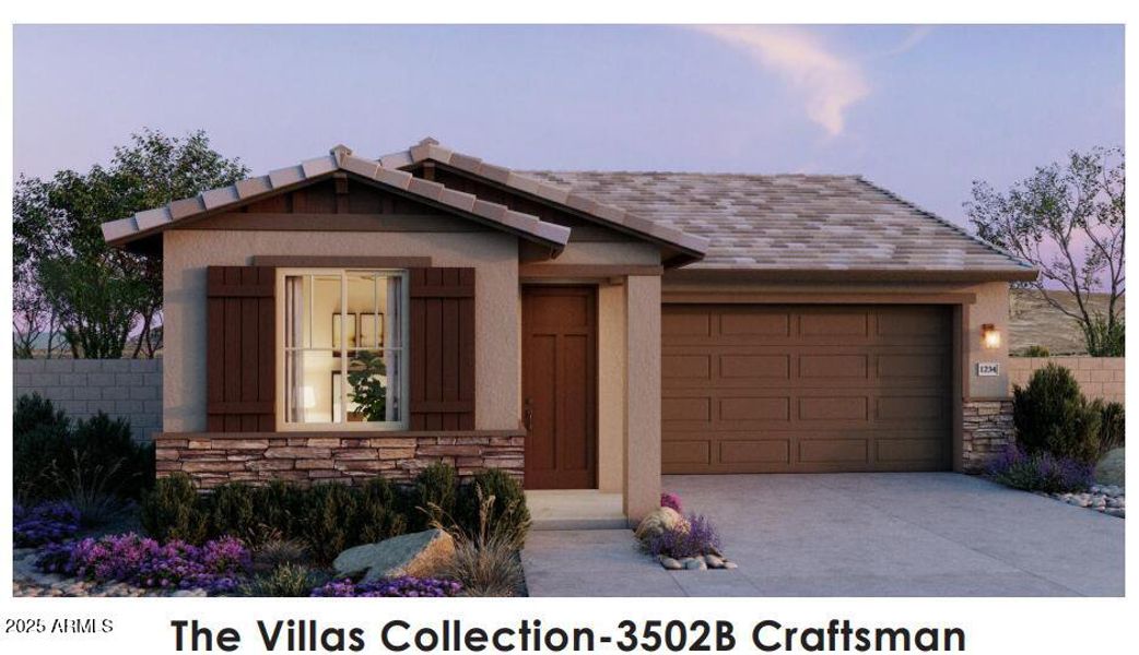 3502B Craftsman Elevation