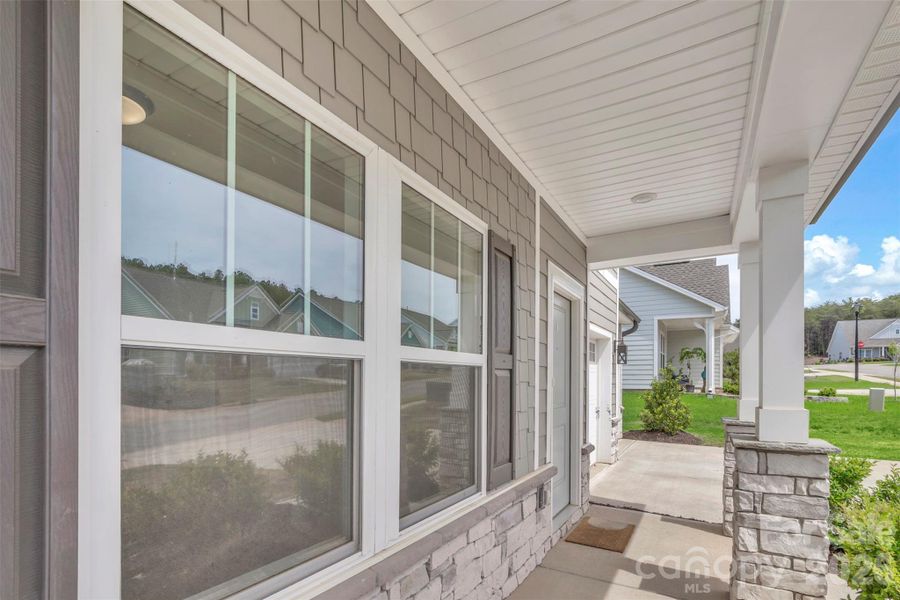 Exterior details and patio area of a home in Edgewater - The Links, Lancaster (Image 33).