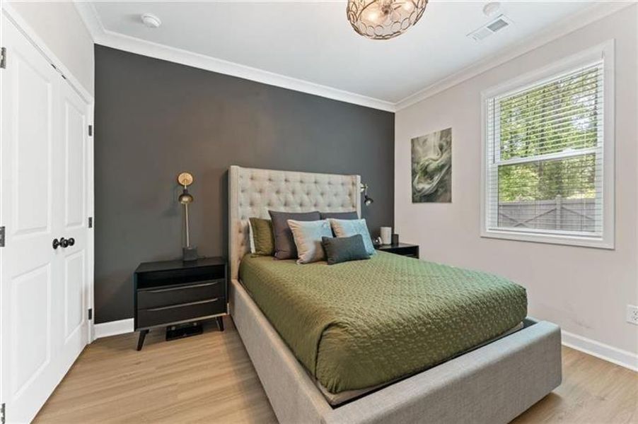 Furnished interior view inside a new home in Tapp Farm, Powder Springs (Image 12). Furnished interior view inside a new home in Tapp Farm, Powder Springs (Image 12).