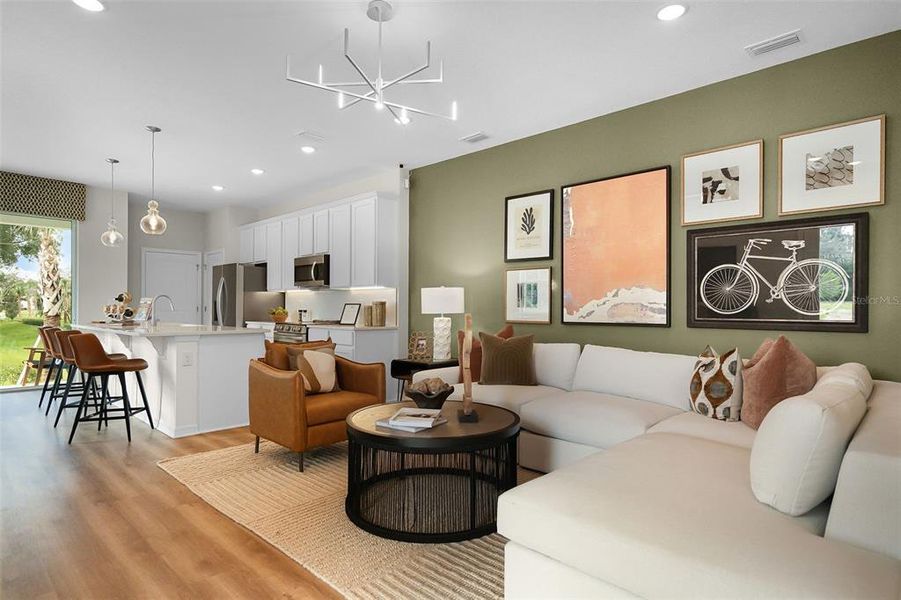 Furnished interior view inside a new home in Delaney Reserve, Deland (Image 7).