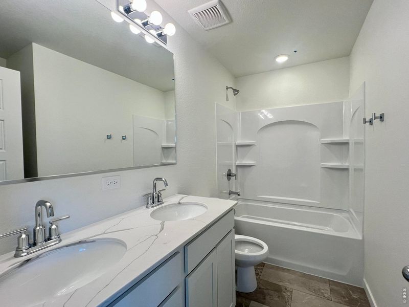 Furnished interior view inside a new home in Union Colony West, Greeley (Image 5).