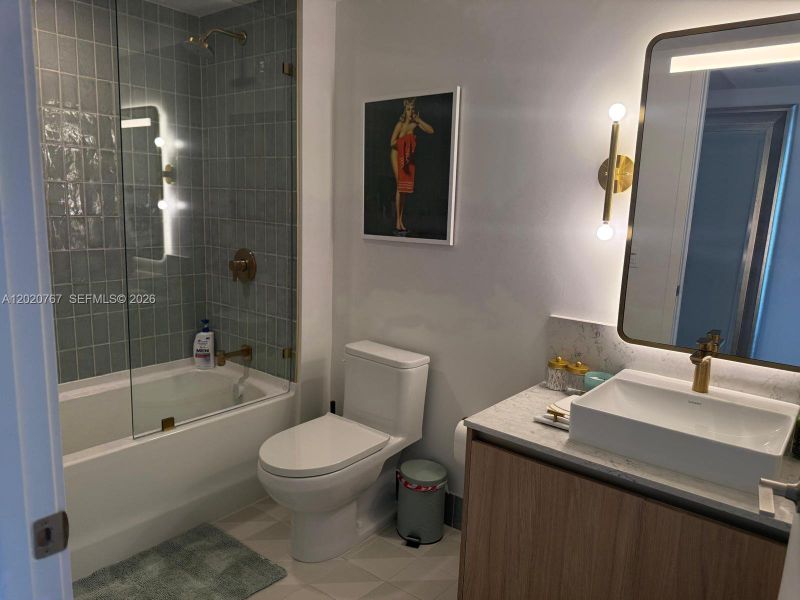 Furnished interior view inside a new home in , Miami (Image 15). Furnished interior view inside a new home in , Miami (Image 15).