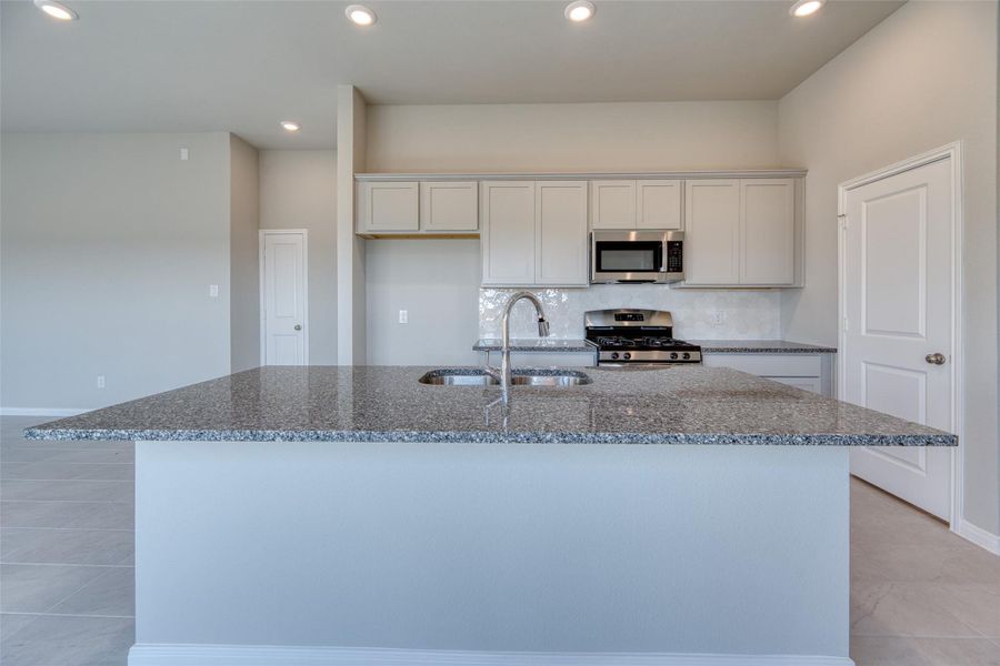 Furnished interior view inside a new home in Aldeana - Tejas Collection, Bonney (Image 7).