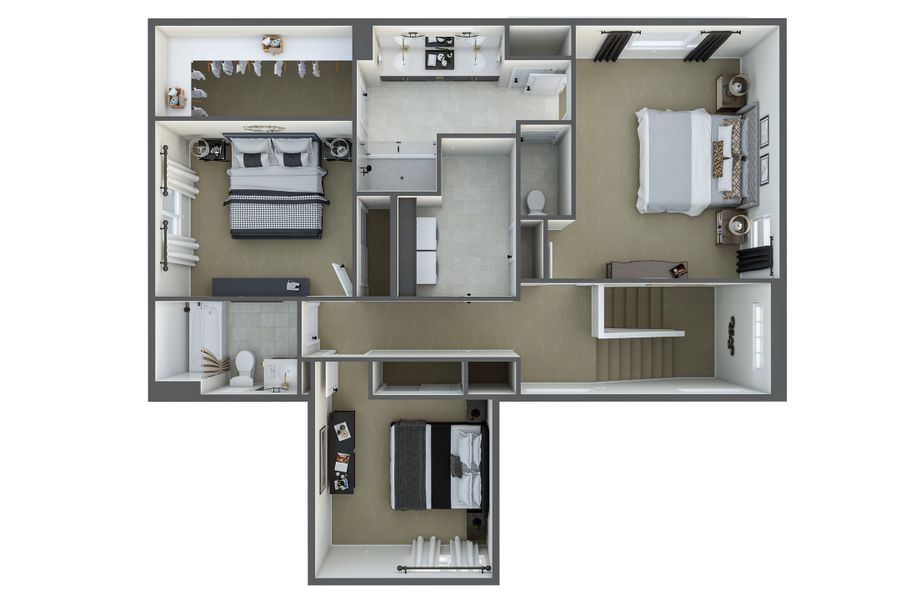 2D floor plan layout for the 4032 by Tri Pointe Homes in Reunion, Commerce City, CO (Image 3). 2D floor plan layout for the 4032 by Tri Pointe Homes in Reunion, Commerce City, CO (Image 3).