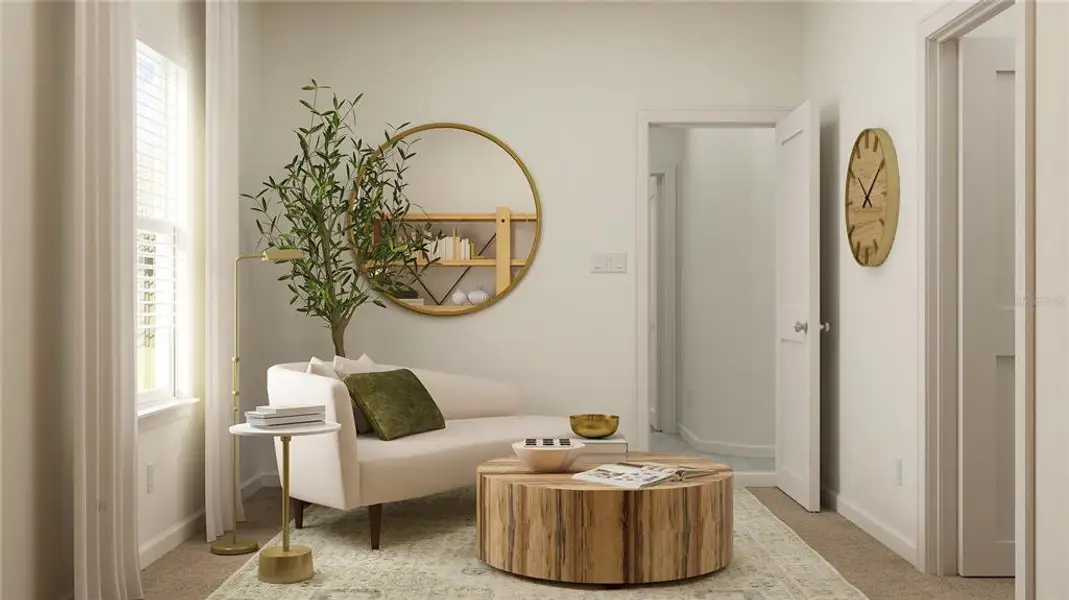 Furnished interior view inside a new home in Trailhead Landing, Alachua (Image 14).