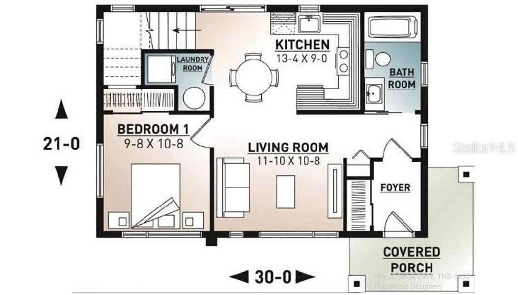 2D floor plan layout of this home in , Punta Gorda, FL (Image 4).