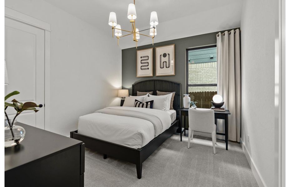 Furnished interior view inside a new home in Bison Ridge, San Antonio (Image 6).