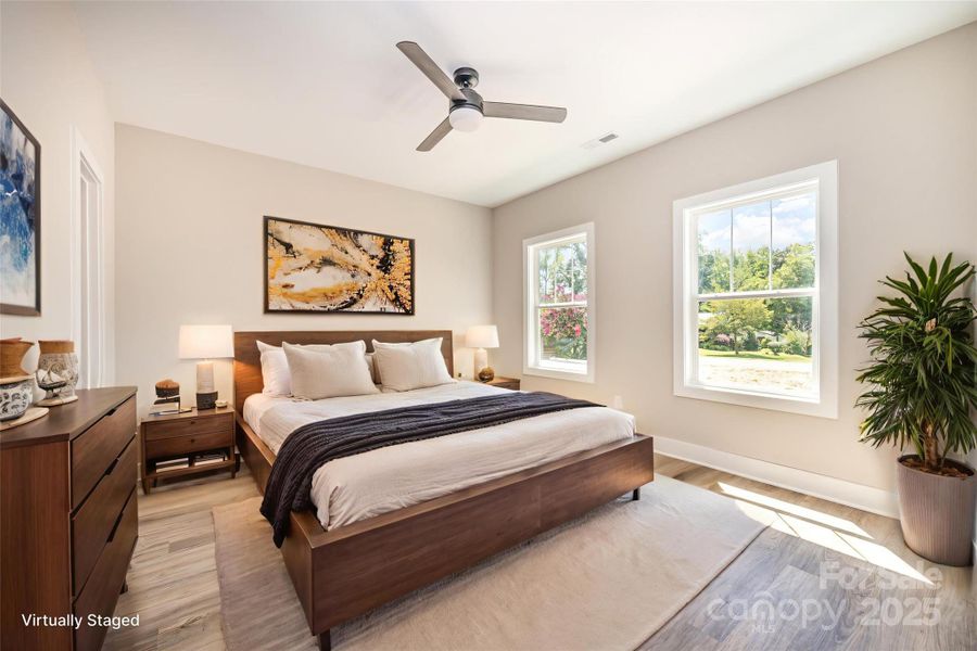 Primary Bedroom - Virtually staged Primary Bedroom - Virtually staged