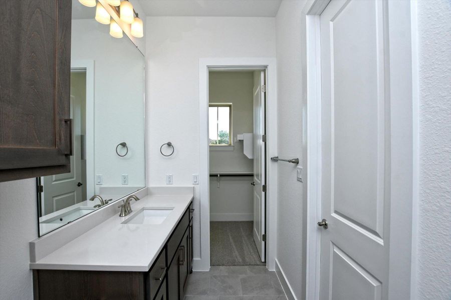 Furnished interior view inside a new home in ClearWater Ranch, Liberty Hill (Image 11). Furnished interior view inside a new home in ClearWater Ranch, Liberty Hill (Image 11).