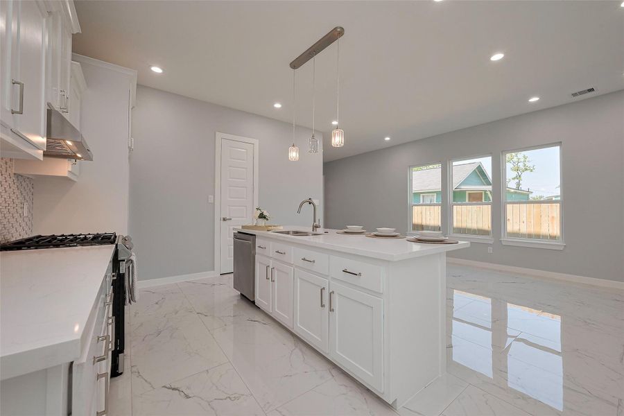 Furnished interior view inside a new home in , Houston (Image 4).