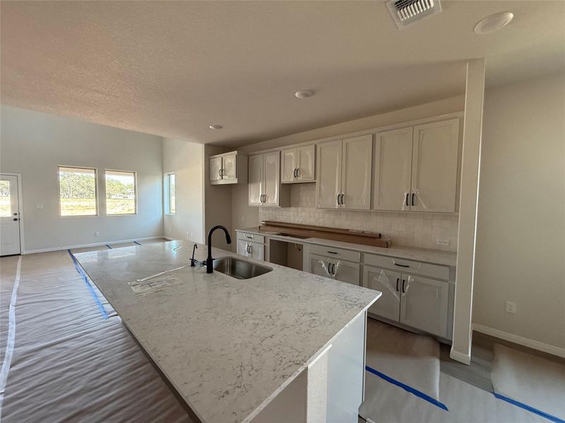 Furnished interior view inside a new home in Berry Creek Highlands, Georgetown (Image 6).