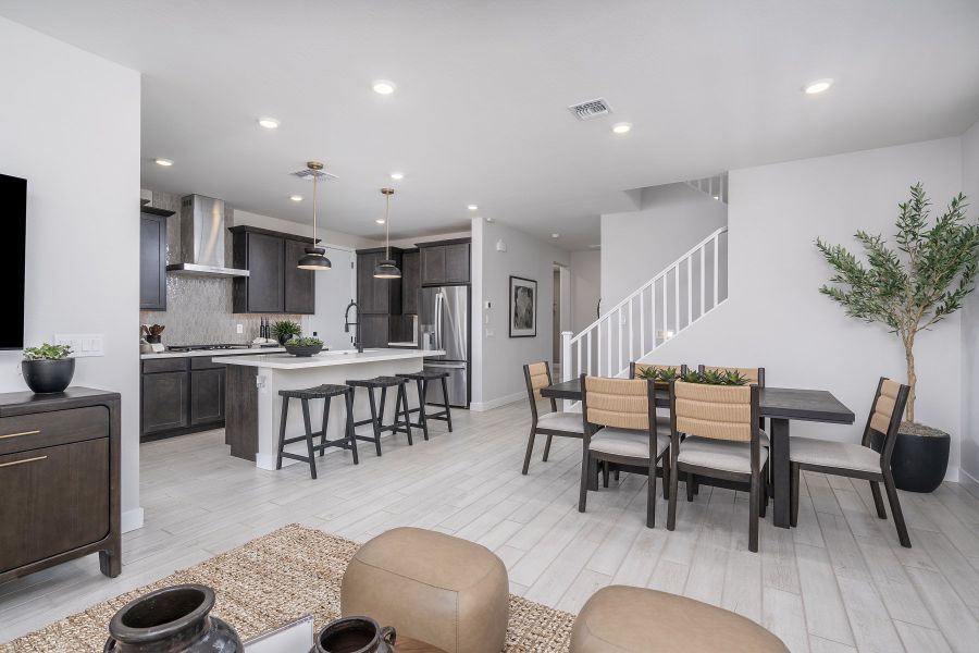 Representative furnished interior of a home built from the 3 by Risewell Homes in Bella Storia, Gilbert (Image 6). Representative furnished interior of a home built from the 3 by Risewell Homes in Bella Storia, Gilbert (Image 6).